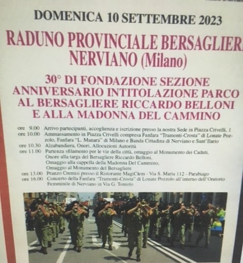 Anche i ‘Fanti Piumati’ magentini al raduno di Nerviano