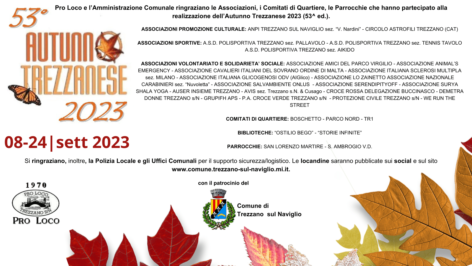 Sta per arrivare il 53° Autunno Trezzanese