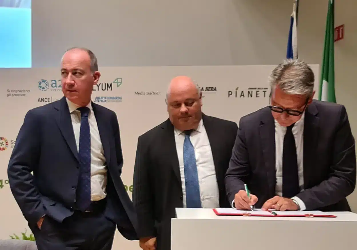Confservizi Lombardia firma il Protocollo Lombardo per lo sviluppo sostenibile