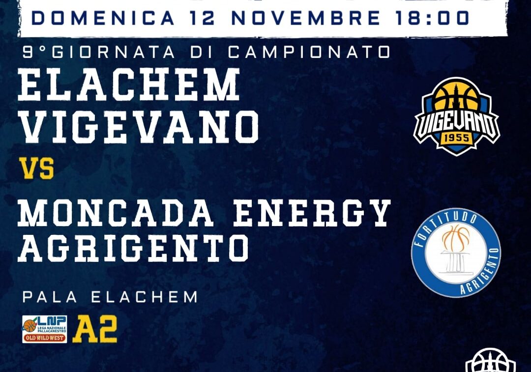 Basket A2: domenica alle 18 l’ELAchem Vigevano sfida Agrigento