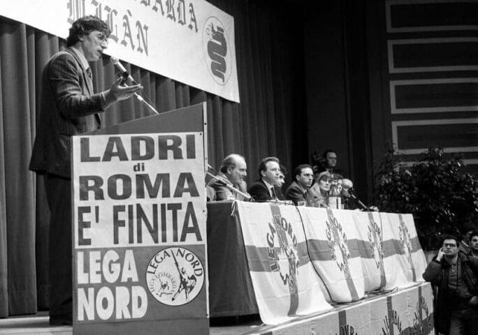Umberto Bossi celebra i 40 anni della Lega Lombarda