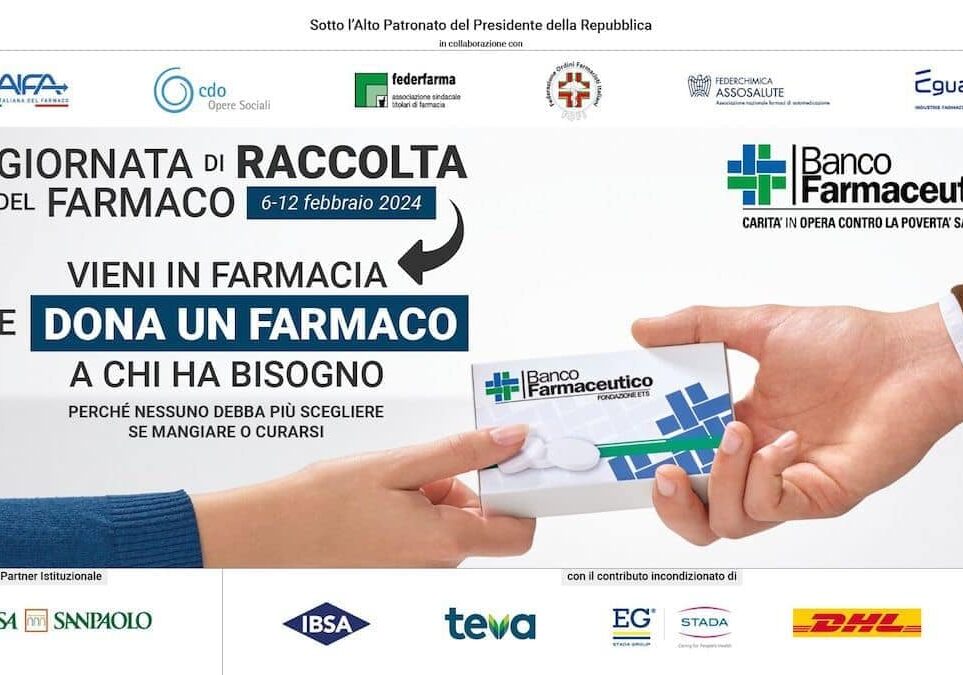 Amaga aderisce alla “Giornata di raccolta del Farmaco” 2024