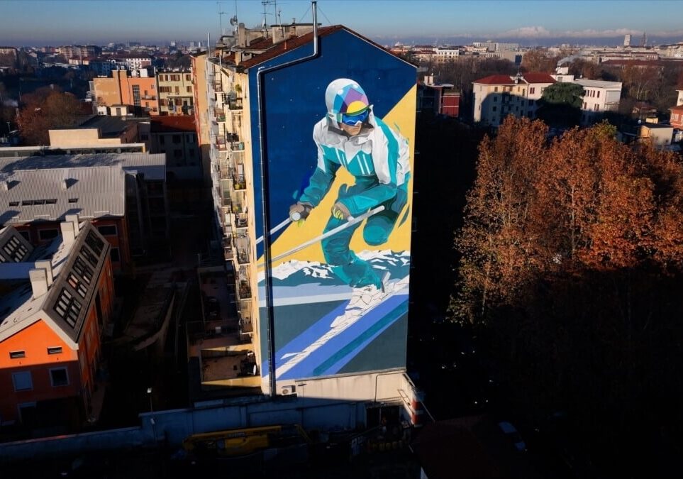‘Limitless’: a Milano il murale che sensibilizza sullo sport e la lotta alla meningite