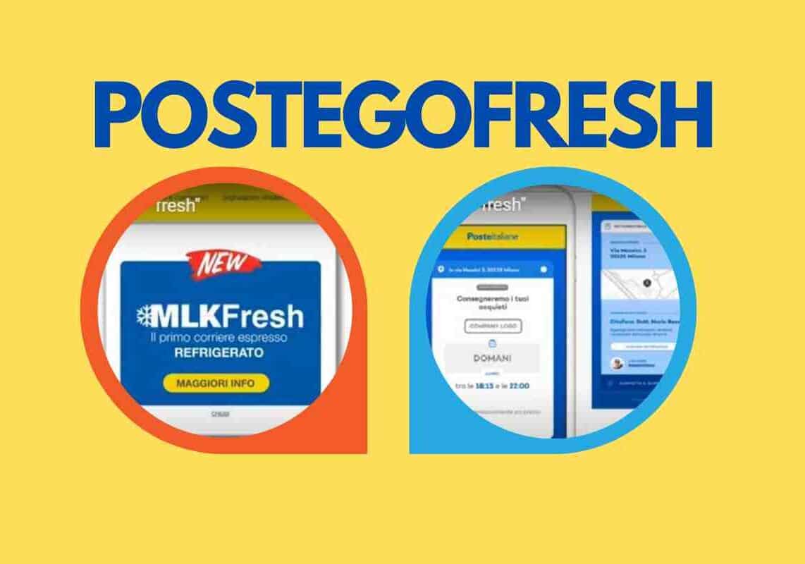 PosteGoFresh, cibo a casa in 25 città italiane