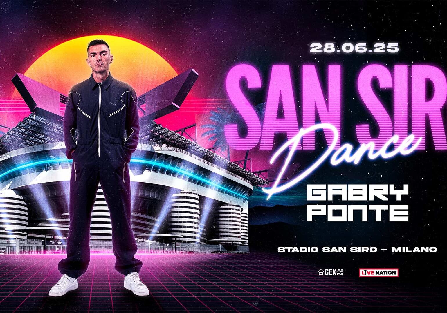 Gabri Ponte sarà il primo DJ della storia a far ballare lo Stadio di San Siro