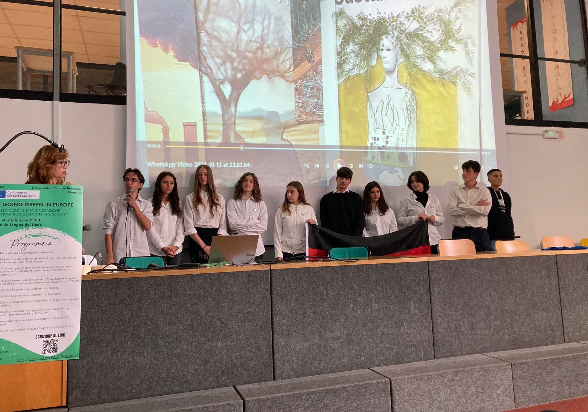 Magenta, Scuola. Celebrato l’Erasmus Day al Liceo Scientifico ‘Donato Bramante’