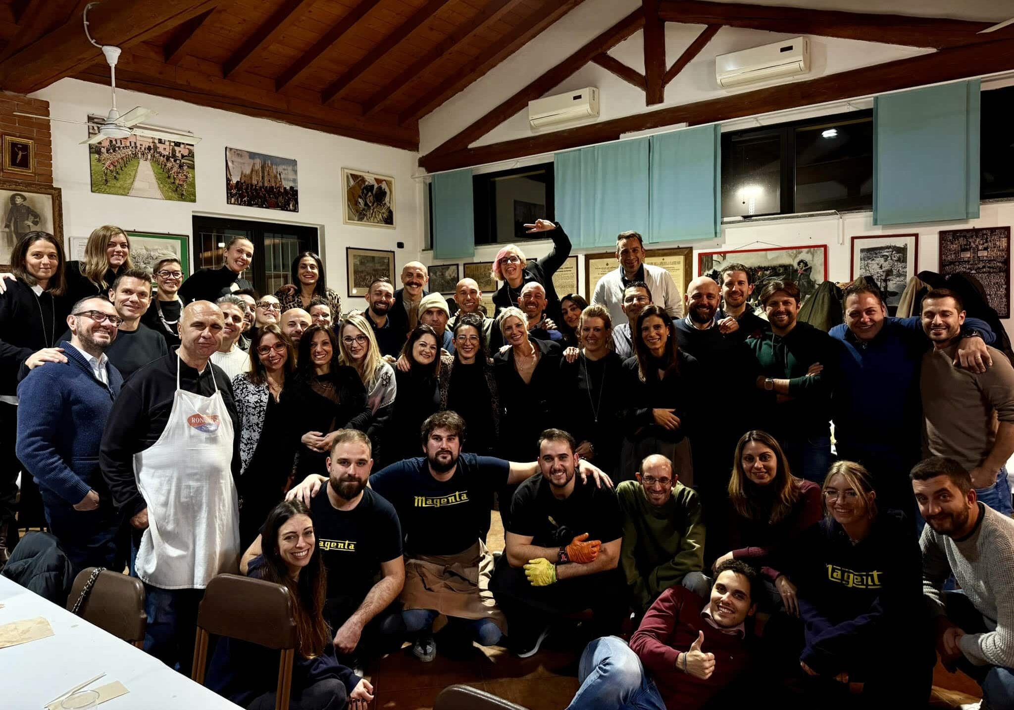 Magenta, a cena con quelli dell’84:  ma che bella serata !!!