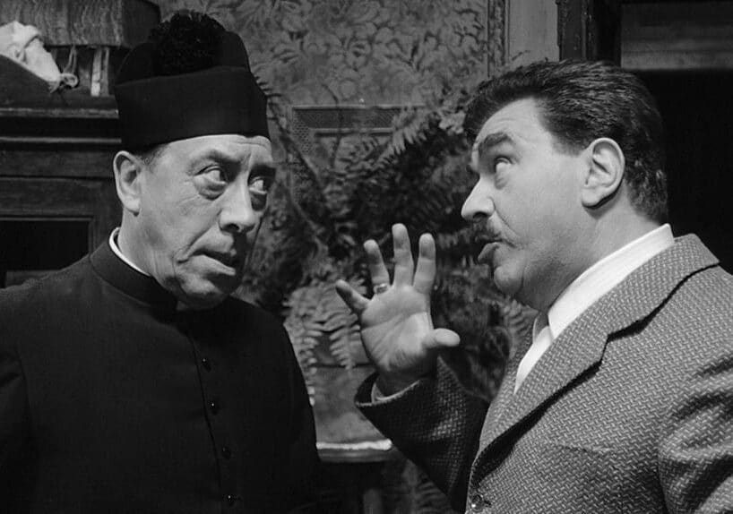 Faccia da Compagno Don Camillo e incompiuto