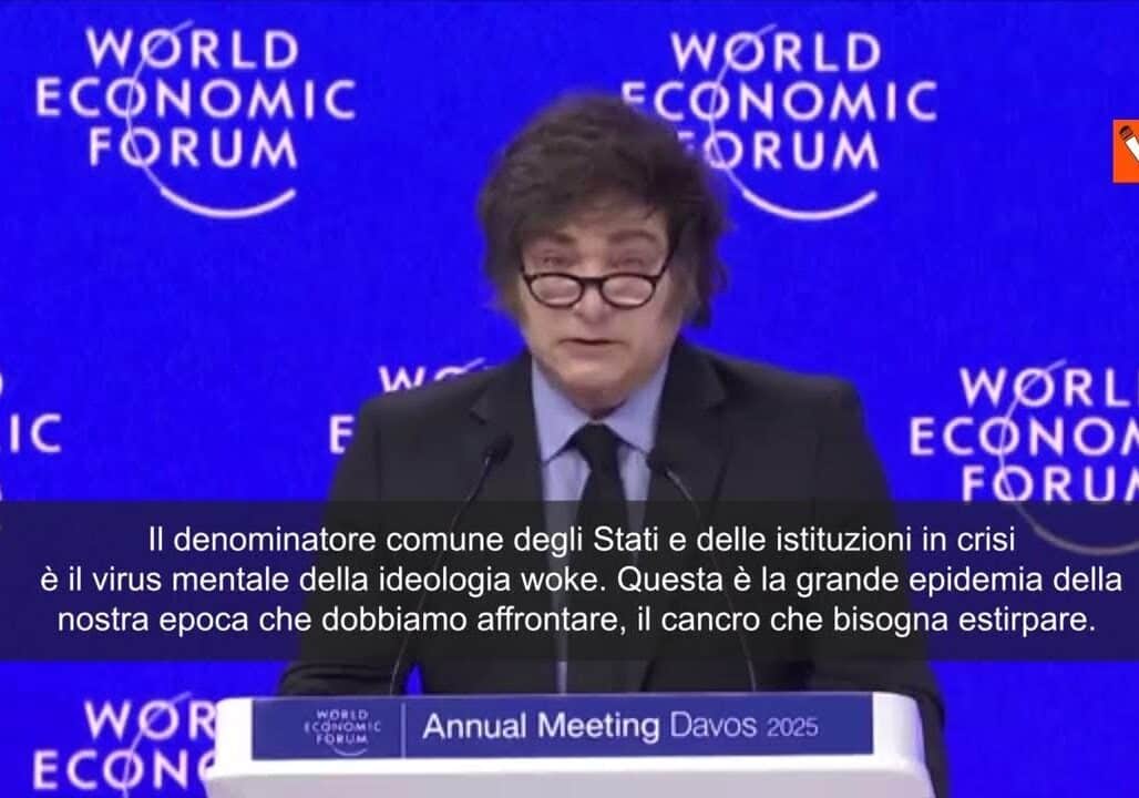 I discorsi tellurici di Milei e Trump a Davos