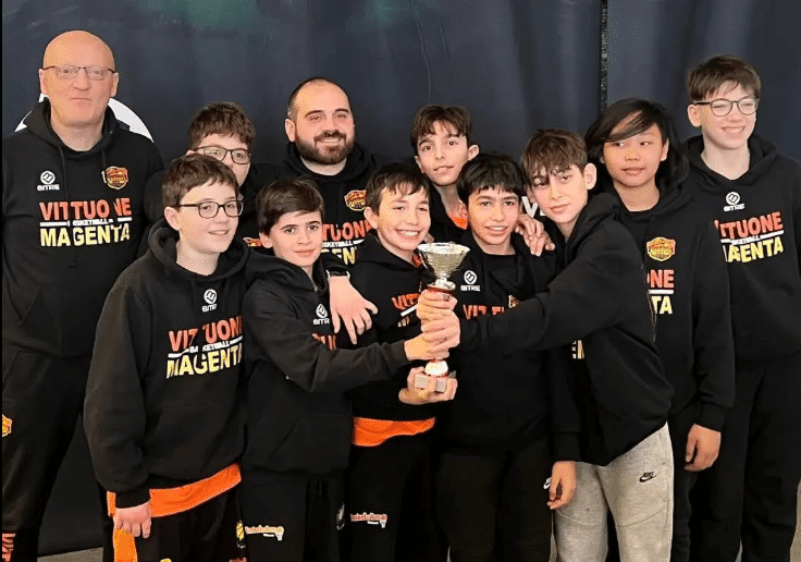 Pallacanestro Magenta, U13 seconda classificata al torneo di Pesaro