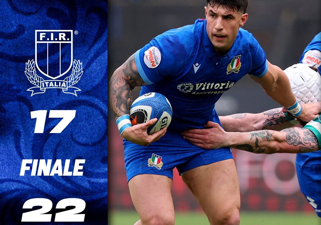 Italrugby a un passo dal miracolo contro i verdi d’Irlanda