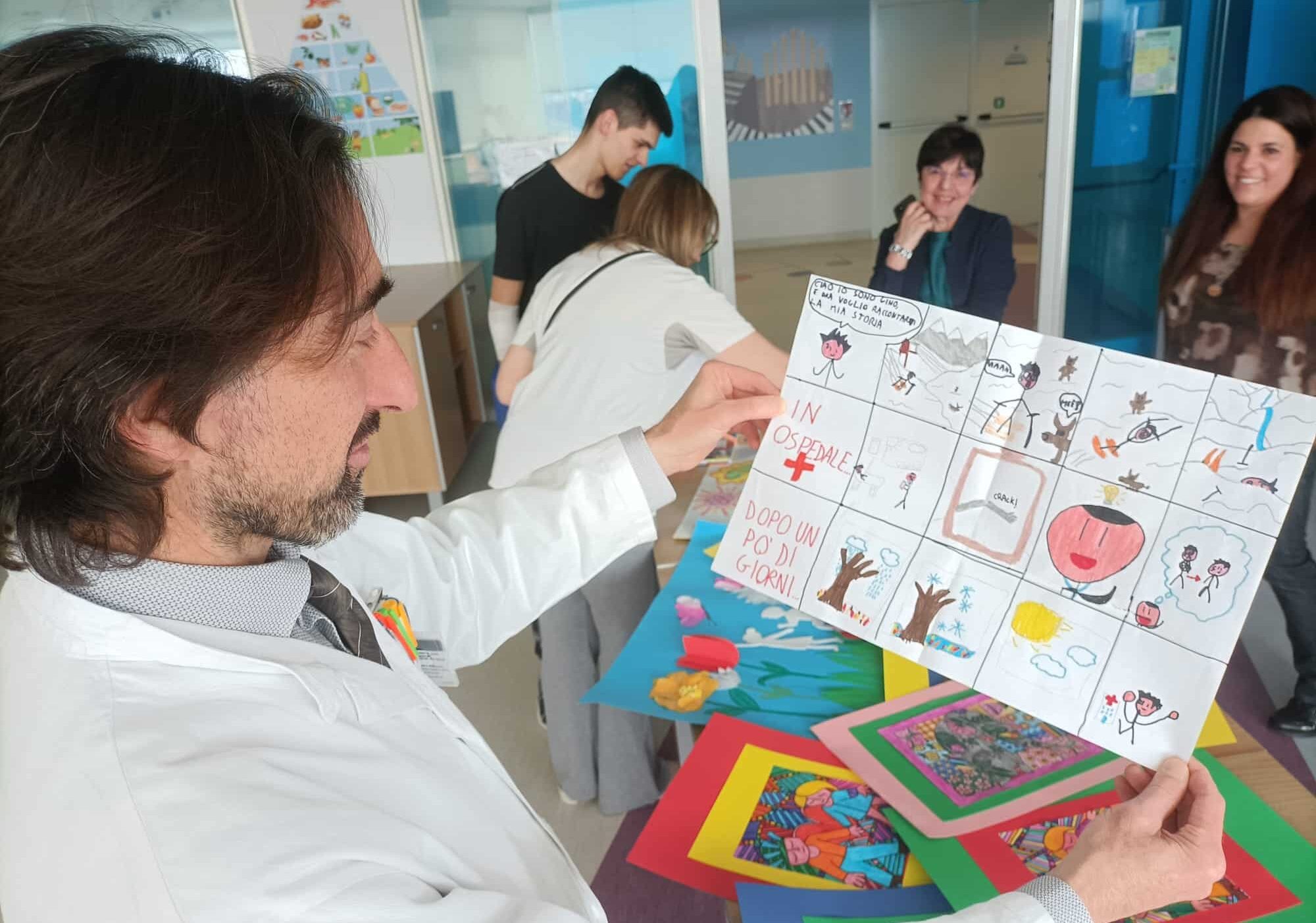 Una Pediatria a colori, con i disegni dei bambini