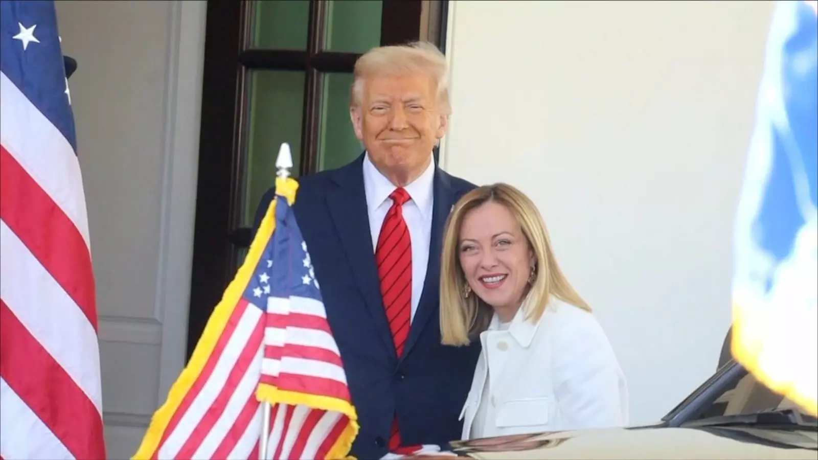 Meloni arriva alla Casa Bianca, Trump “E’ una grande persona”