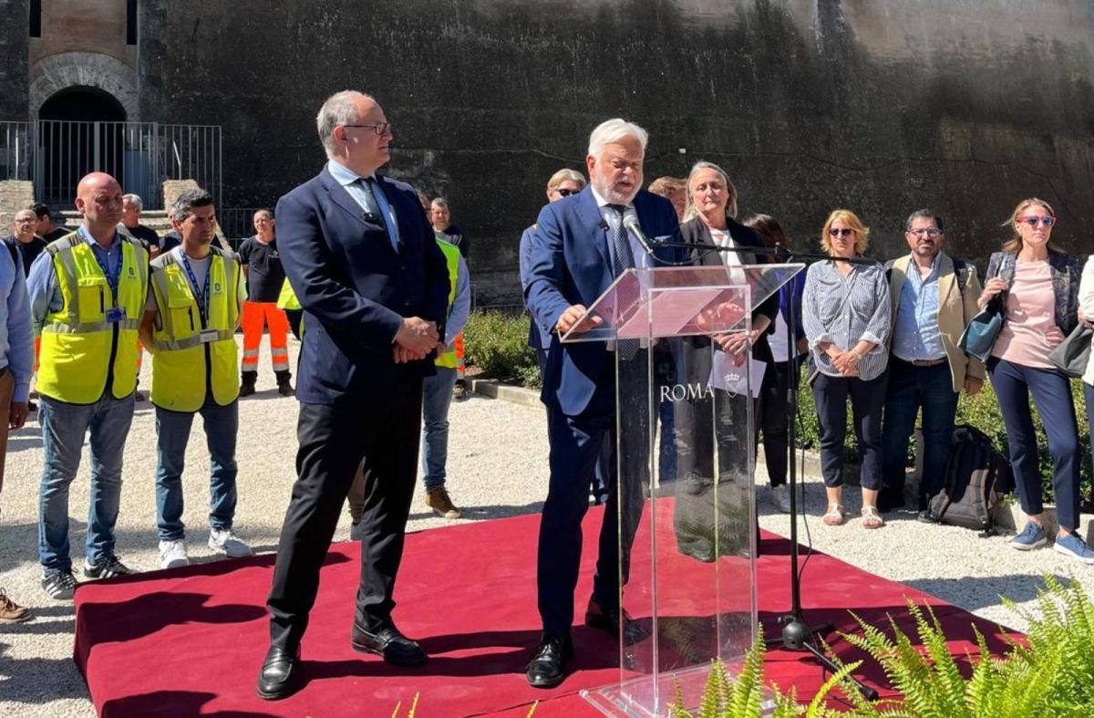 Anas, riqualificato il Fossato di Castel Sant’Angelo a Roma