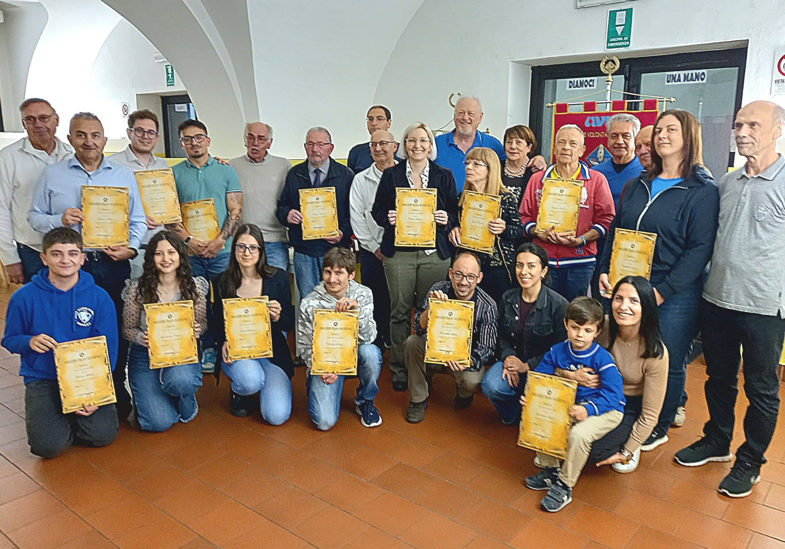 Avis Santo Stefano Ticino, consegnati i diplomi di Primo Soccorso