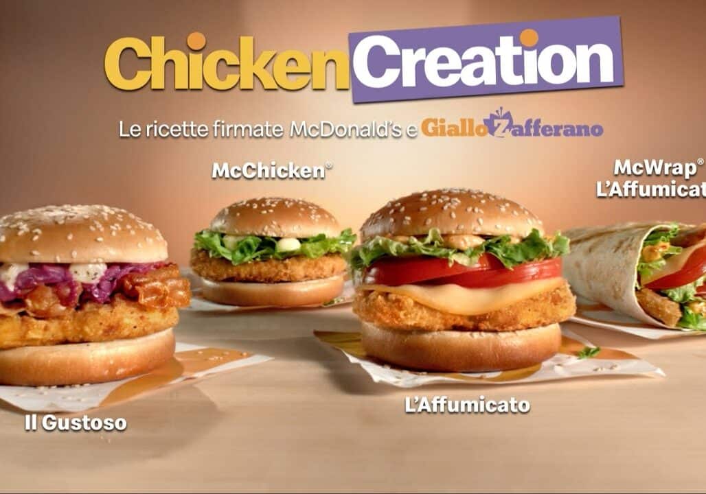 McDonald’s, ecco le nuove ricette di Mc Chicken Creation