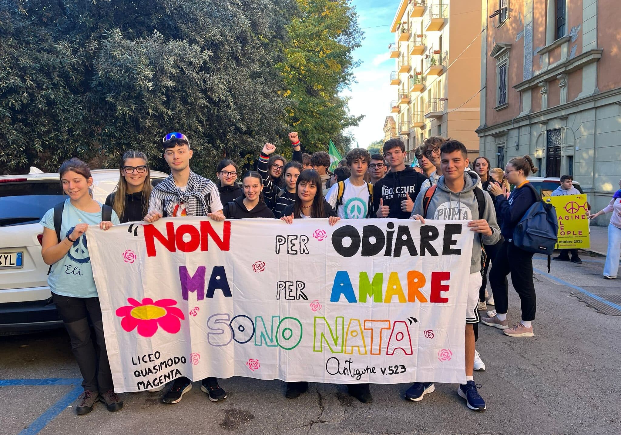 Marcia per la Pace Perugia-Assisi: presenti anche studenti del liceo Quasimodo