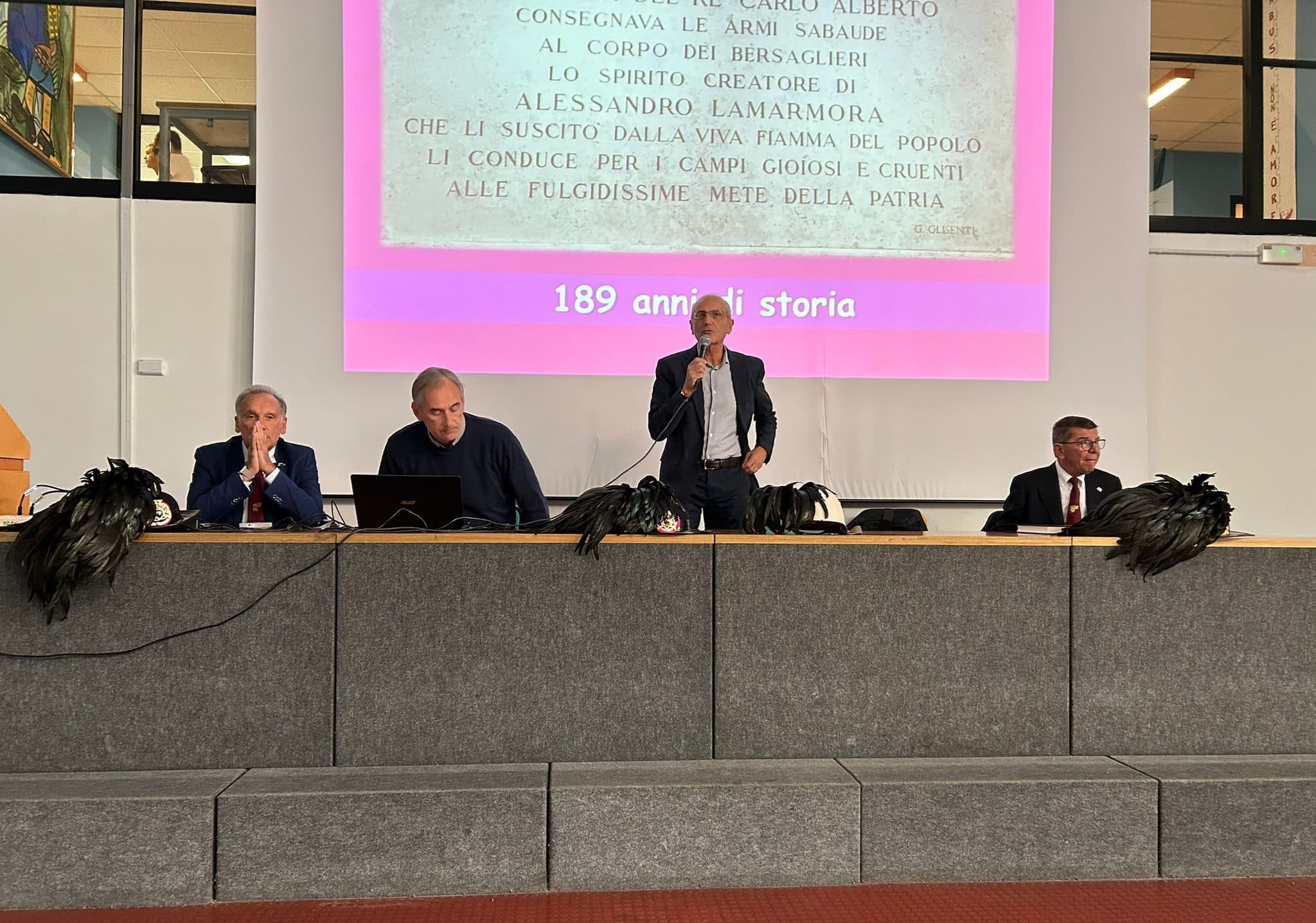 Magenta, i Bersaglieri al Liceo Bramante