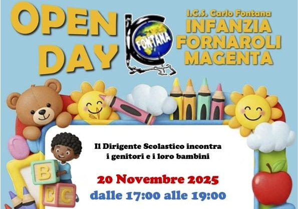 Open day nelle scuole dell’IC Fontana, al via oggi