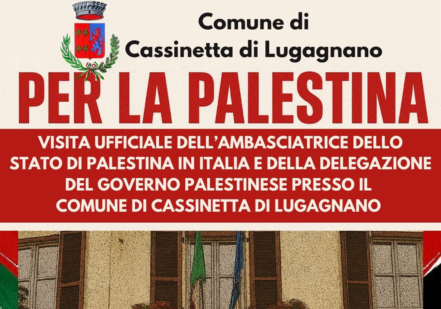 Cassinetta di Lugagnano per la Palestina: venerdì 14 e sabato 15