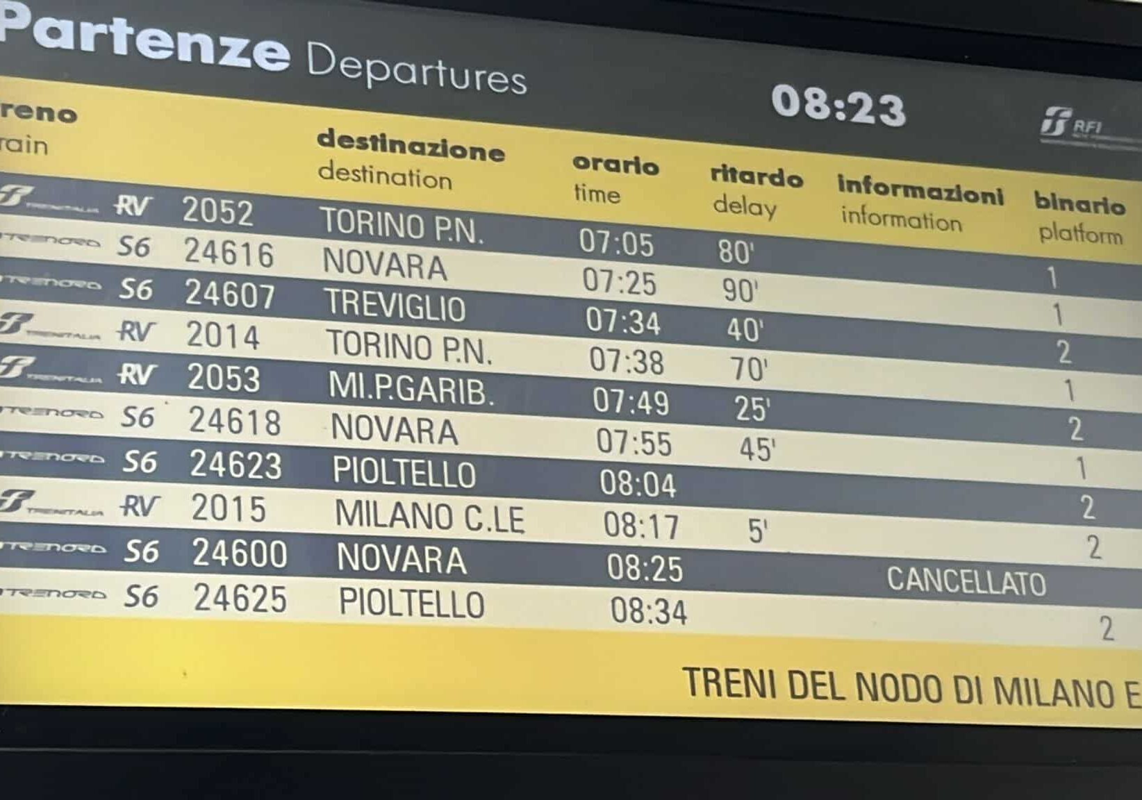 Trenord, Negri e Casati (Pd): “Spariti dal sito i dati di ritardi e soppressioni”