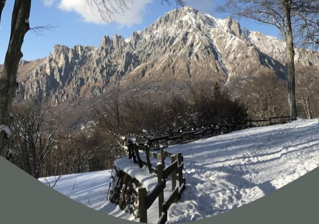 Passeggiata guidata ai Resinelli ai piedi della Grigna a sbalzo sul lago domenica 7 dicembre