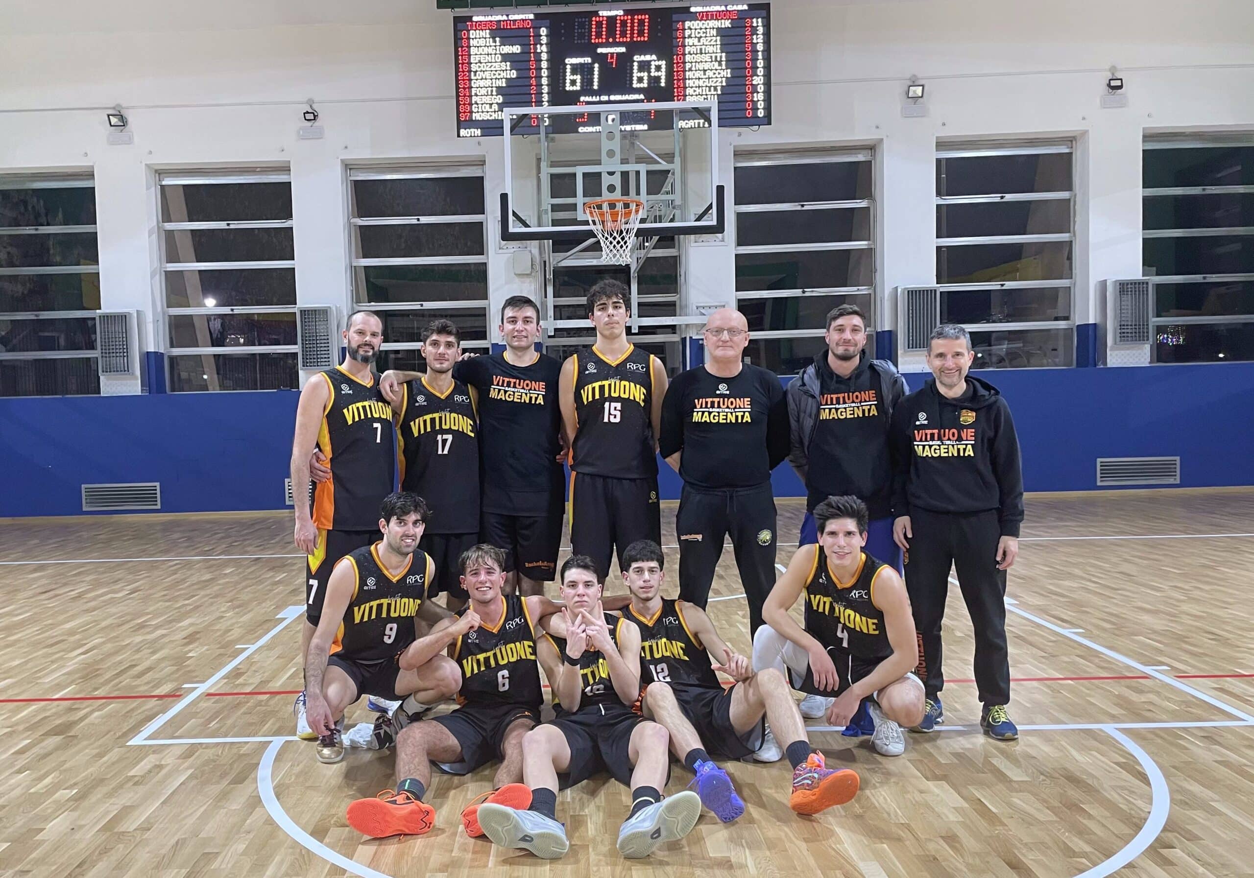 Il basket è tornato al Palamagenta con la vittoria in DR2 per il Vittuone