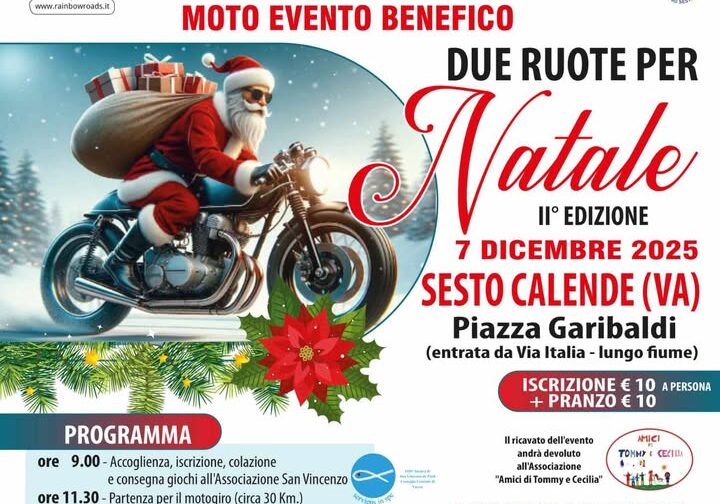 Un Natale solidale con i Bikers di Sesto Calende