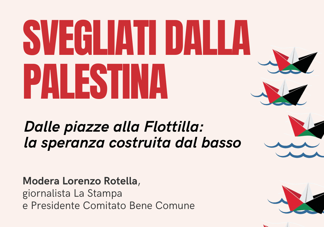 ‘Global Sumud Flottilla’, evento sabato 6 dicembre a Bià con Paolo Romano