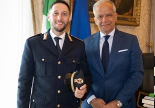 Agli Ambrogini standing ovation per poliziotto Di Martino