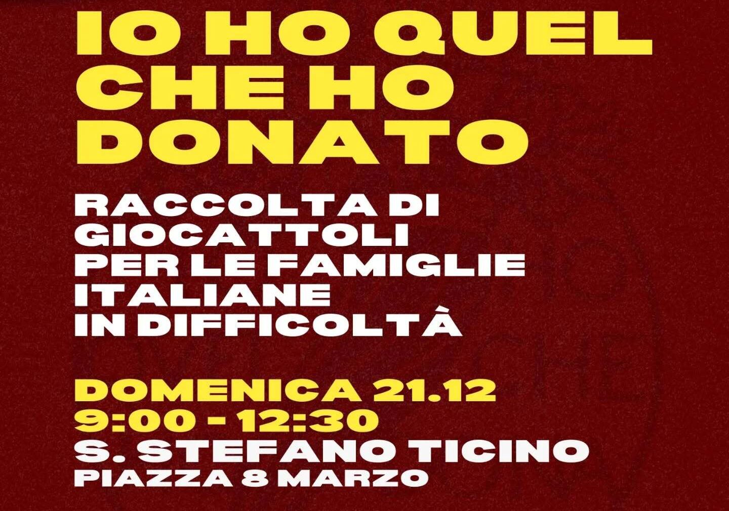 ‘Io ho quel che ho donato’: domenica 21 Gioventù Nazionale a Santo Stefano