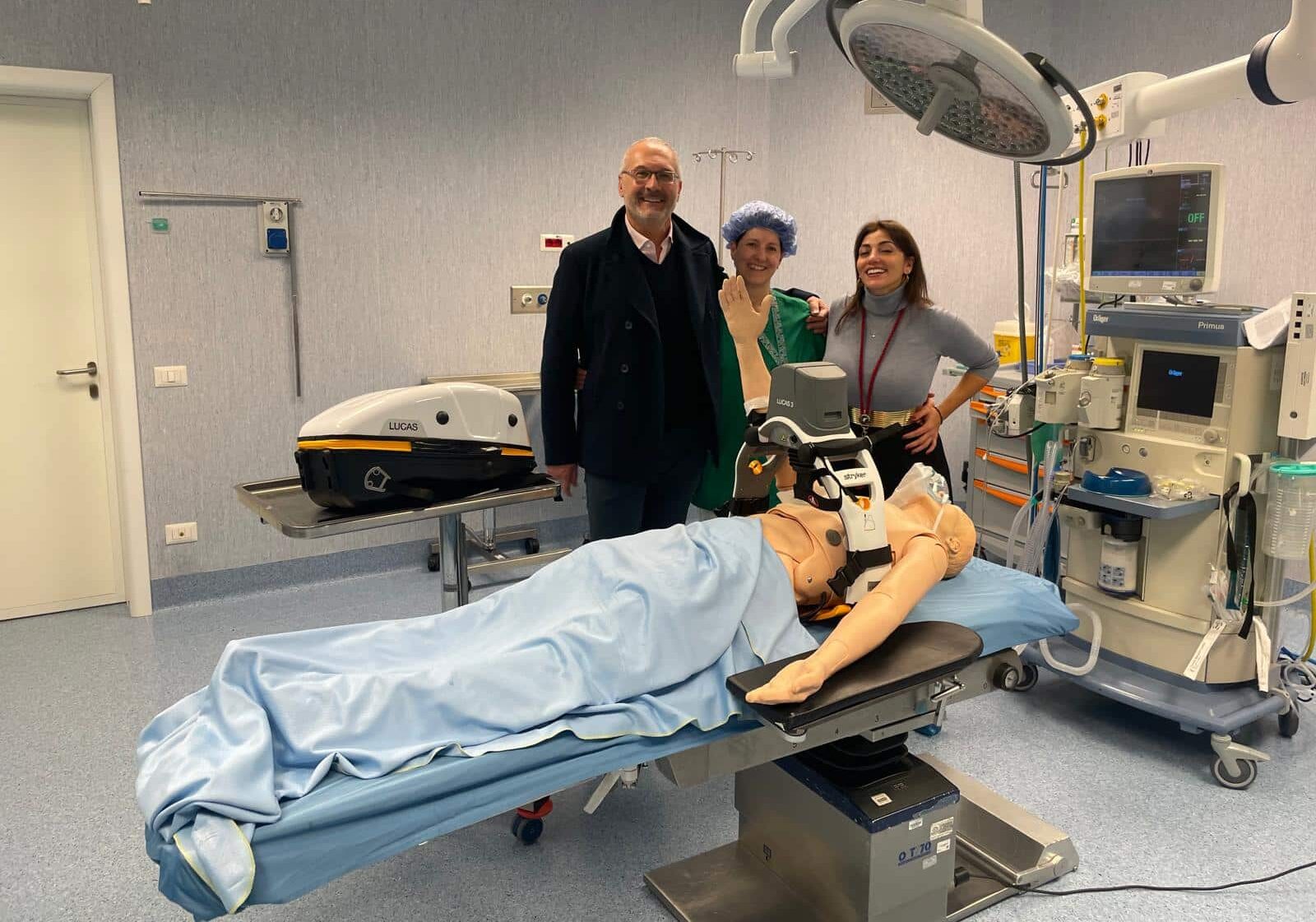 Asst Ovest Milanese: donato al blocco operatorio un nuovo massaggiatore automatico per il supporto cardiologico avanzato