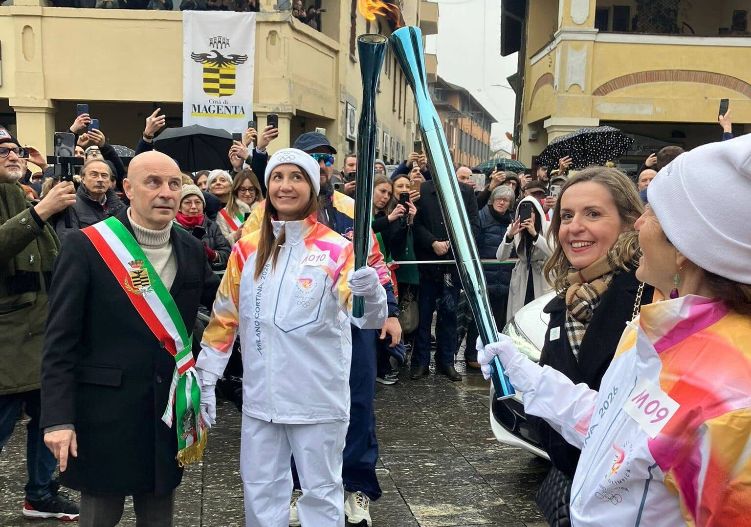 Il Viaggio della Fiamma, giornata storica per Magenta
