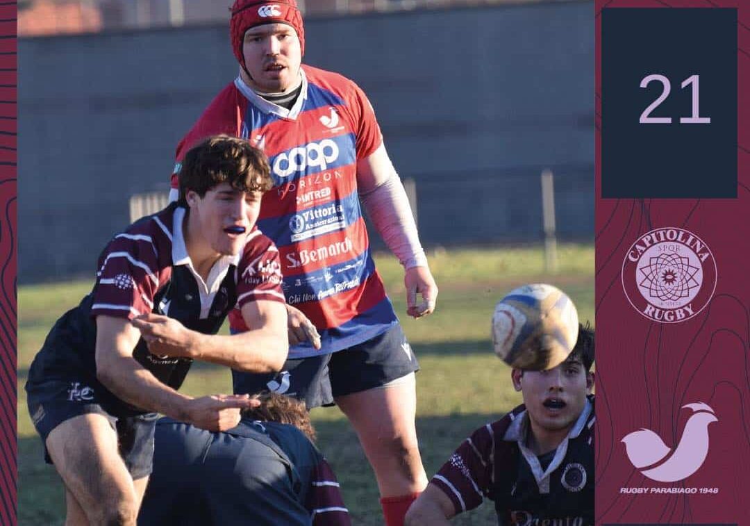 La domenica del Rugby. Parabiago sconfitto di misura con la Capitolina
