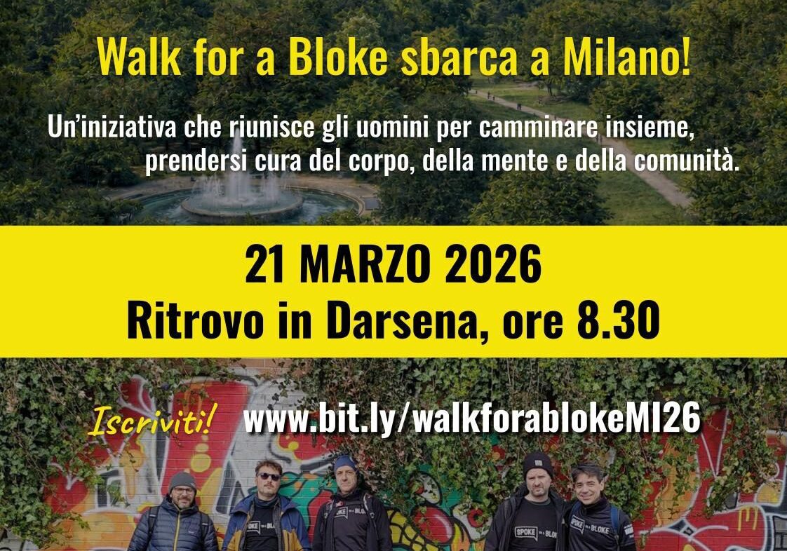 Milano cammina per la salute mentale maschile
