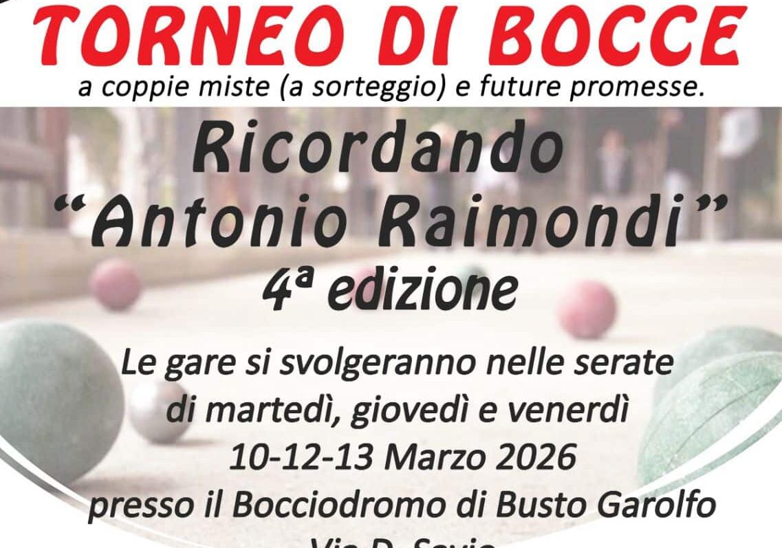 Trentadue coppie uomo-donna non sposate in gara: al bocciodromo il torneo del Milan Club Busto Garolfo