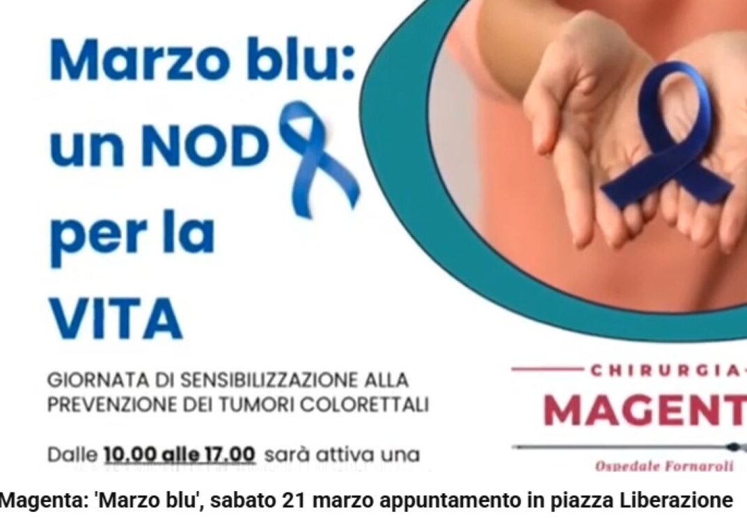 Un video emozionale per raccontare la prevenzione: Magenta si prepara alla giornata dedicata al colon-retto