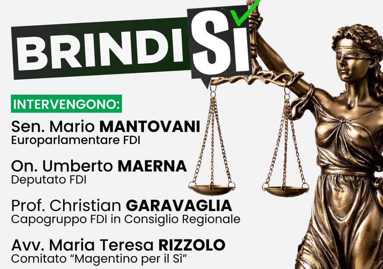 Vanzaghello e Cuggiono, oggi due incontri di FDI per il Sì al referendum sulla giustizia