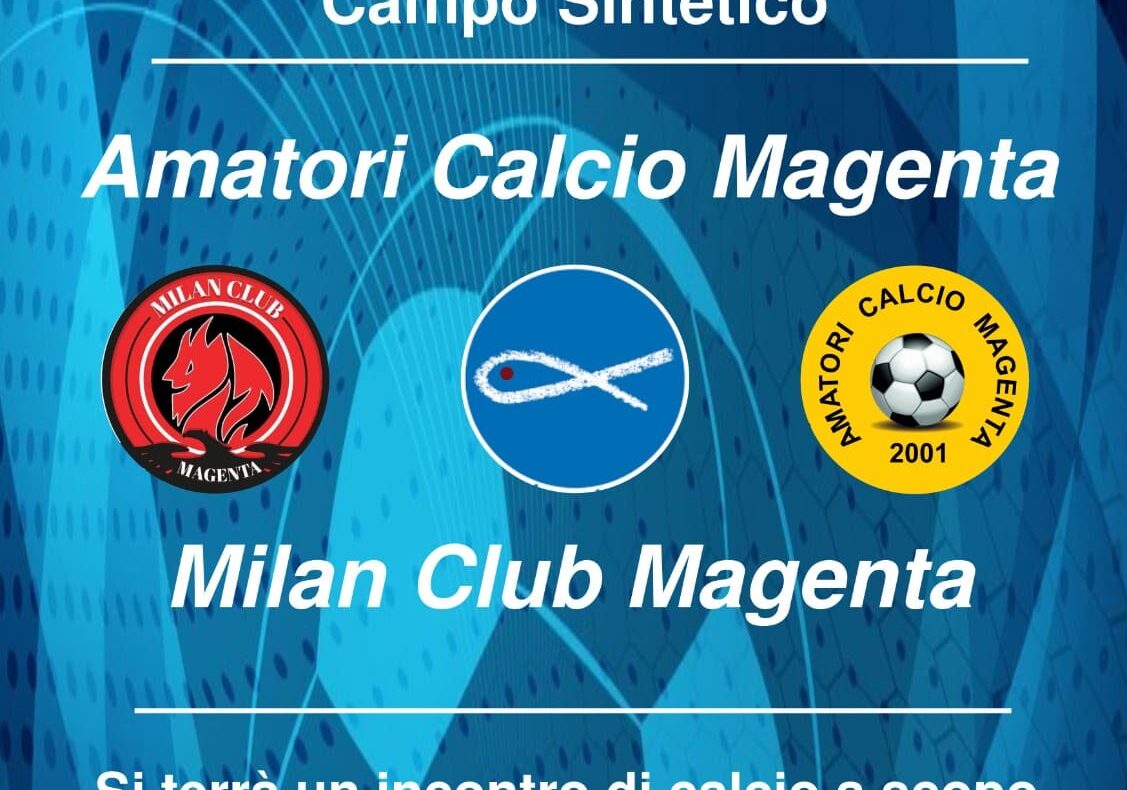 Robecco: Amatori Calcio Magenta e Milan Club insieme per  “La Casa di Angela” della San Vincenzo