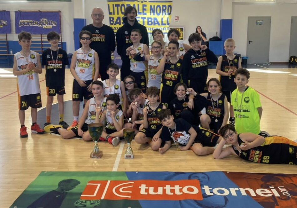 Magenta. Il Minibasket in trasferta per la Venezia Cup torna con le coppe