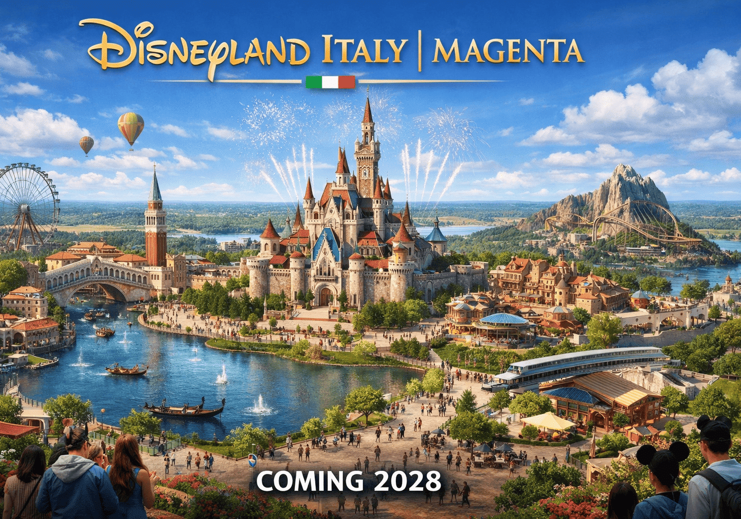 Disneyland Italy sbarca a Magenta (e Boffalora): un grande parco diffuso tra Navigli e Ticino