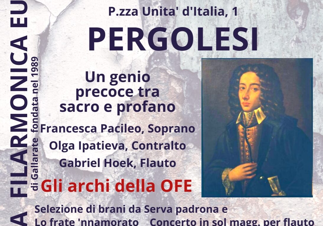 Tra sacro e profano: Pergolesi e la voce delle donne di scena a Tradate