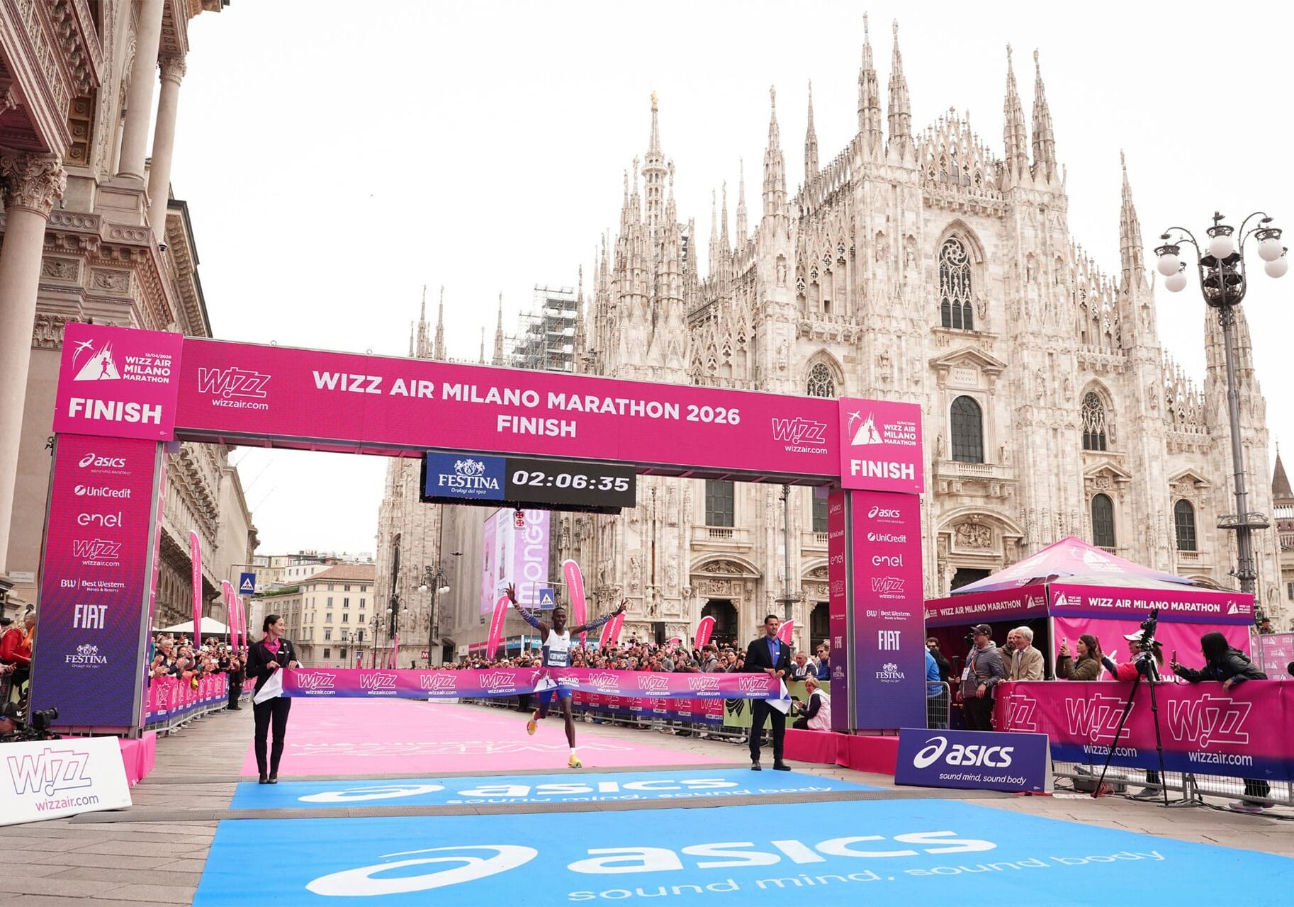 Magenta: Andrea Astolfi dodicesimo e secondo italiano alla Milano Marathon 2026