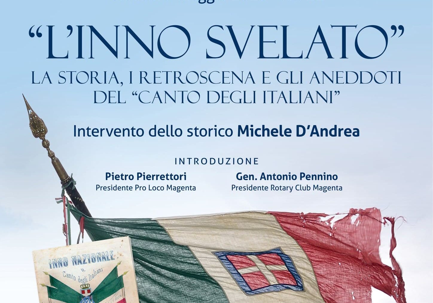 “L’Inno svelato”: giovedì a Magenta con Pro Loco e Rotary Club
