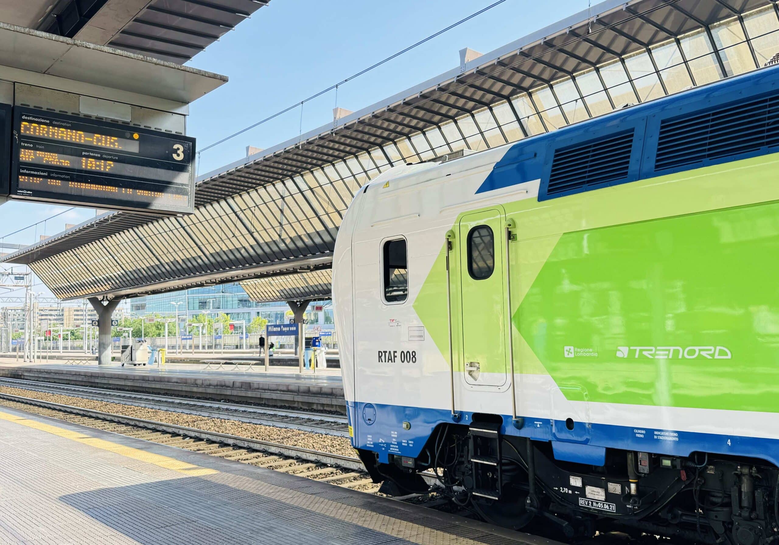 Trenord, tra gennaio ed aprile circolati 247mila treni: puntuale l’84%