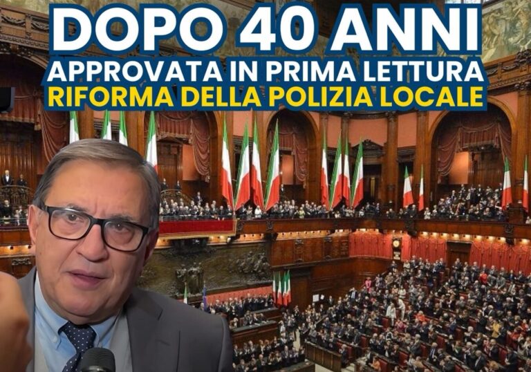 Romano La Russa: dopo 40 anni ecco la nuova legge sulla Polizia Locale