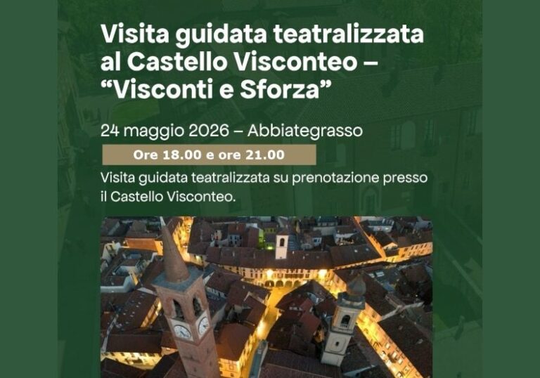 Domenica 24 visite ‘teatralizzate’ al Castello di Abbiategrasso col Teatro dei Navigli