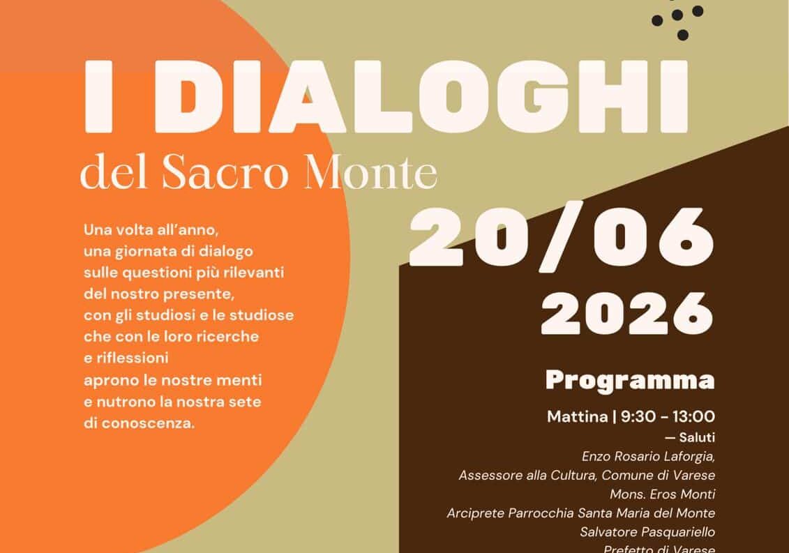 I Dialoghi del Sacro Monte portano a Varese i grandi studiosi del mondo moderno