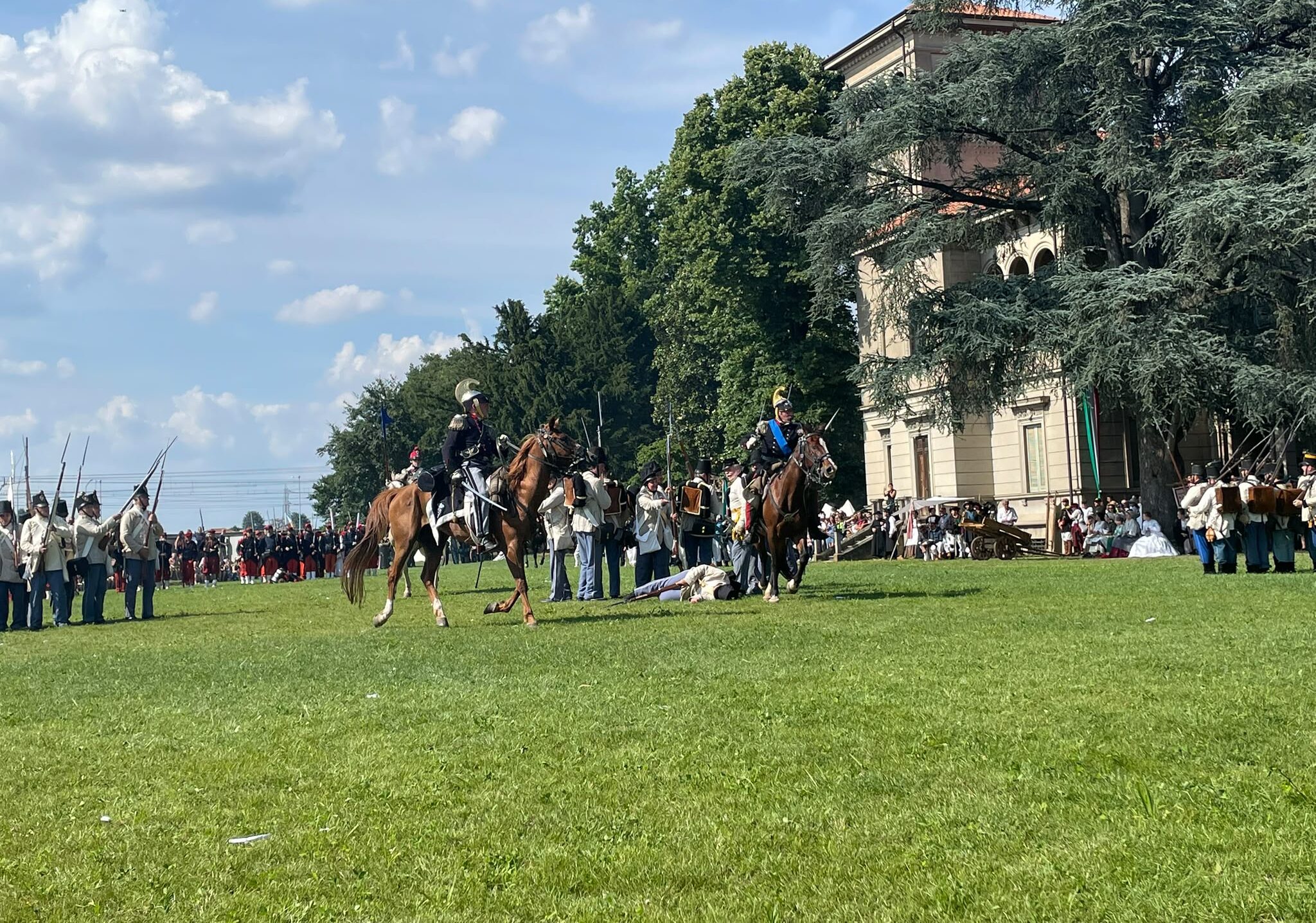 Magenta e fu Battaglia: la 29 esima rievocazione riempie Villa Naj Oleari