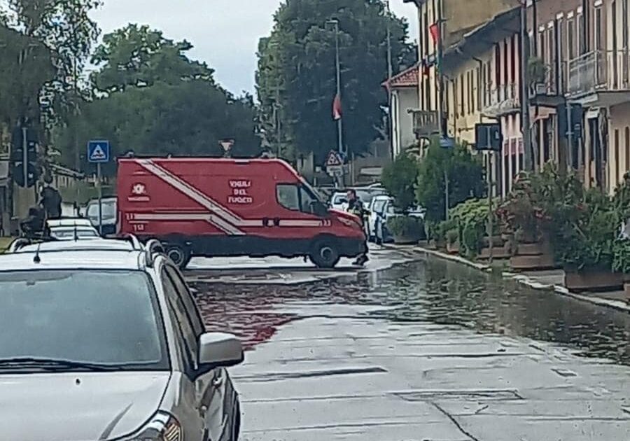 Magenta allagamenti anche in via Roma